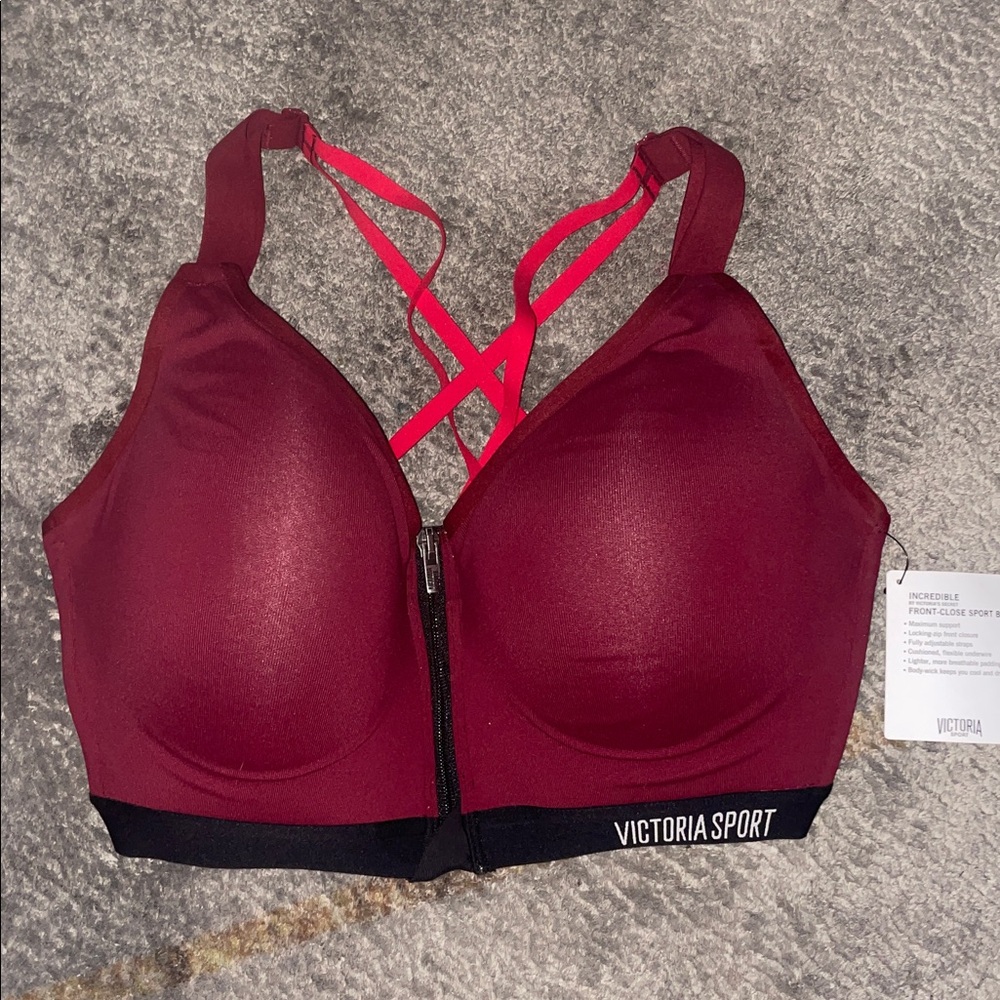 Victoria Sport Women's Burgundy Sports Bra